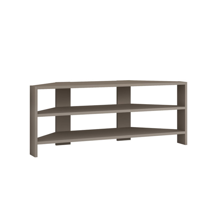 Hanah Home Thales Corner - Soporte de TV Moca claro Hanah Home Thales Corner - Soporte de TV Moca claro